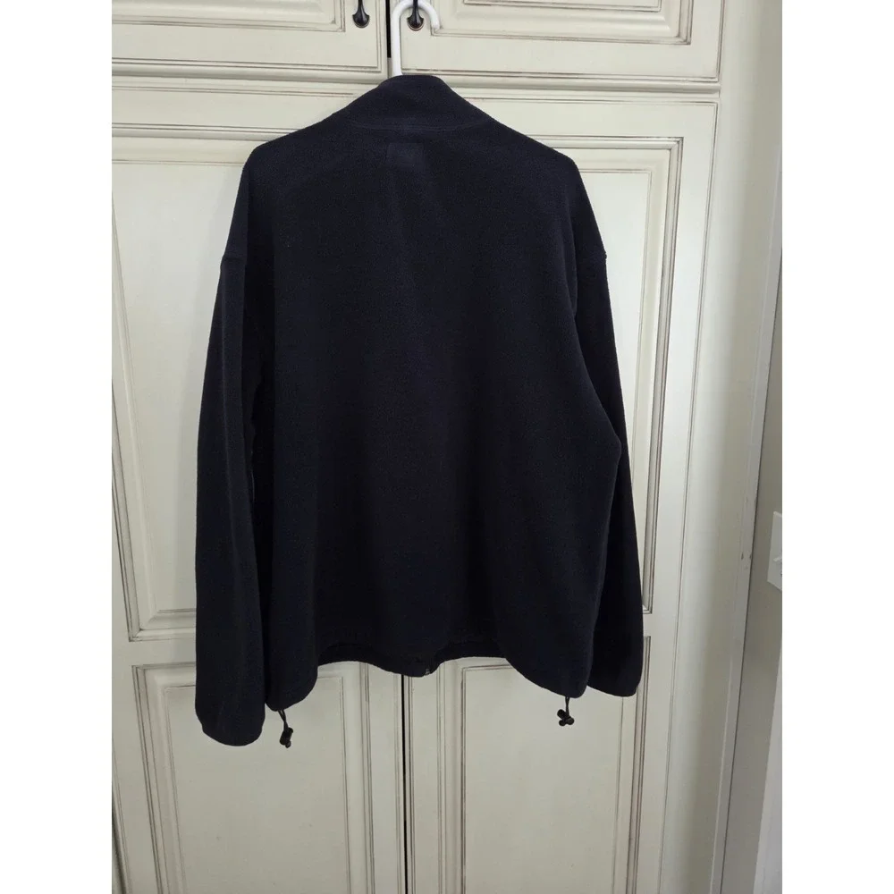 Vtg J Crew Jcmg Fleece Jacket Men's Xl Multiglisse Navy‎